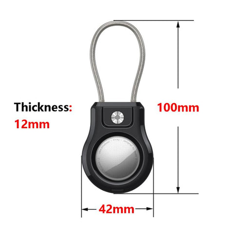Positioning Tracker Steel Wire Hook Waterproof Protective Cover, For AirTag 2nd Gen / AirTag 1st Gen