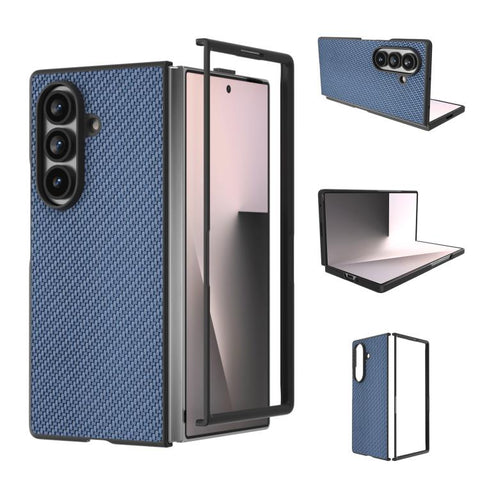 Carbon Fiber Texture Protective Phone Case, For Galaxy Z Fold8 Ultra 5G, For Samsung Galaxy Z Fold7 5G