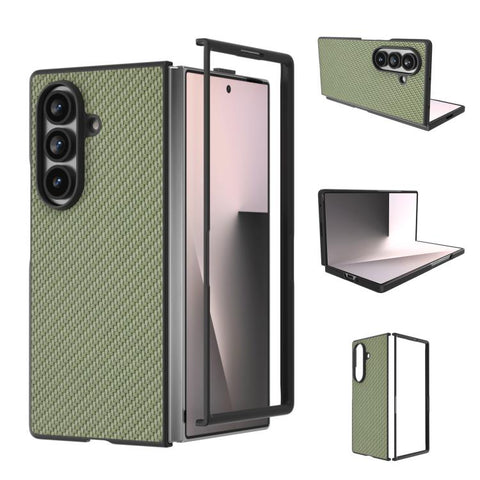 Carbon Fiber Texture Protective Phone Case, For Galaxy Z Fold8 Ultra 5G, For Samsung Galaxy Z Fold7 5G