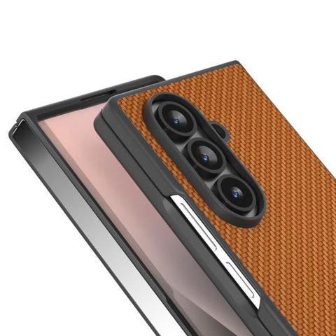 Carbon Fiber Texture Protective Phone Case, For Galaxy Z Fold8 Ultra 5G, For Samsung Galaxy Z Fold7 5G