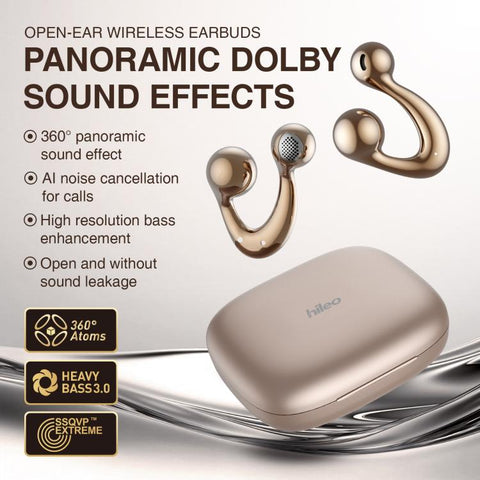 Hileo HI83 Clip-on Noise Reduction Sports Wireless Bluetooth Earphone