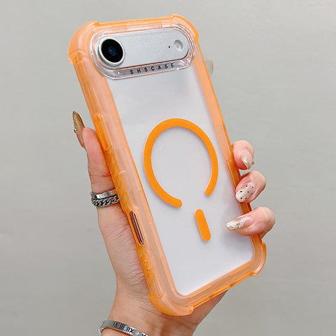 Transparent Matte TPU Hybrid PC 3-in-1 MagSafe Phone Case, For iPhone 18 Pro / 17 Pro, For iPhone 18 Pro Max / 17 Pro Max, For iPhone 17, For iPhone Air, For iPhone 16 Pro Max, For iPhone 16 Pro, For iPhone 16 Plus, For iPhone 16