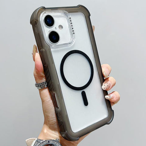 Transparent Matte TPU Hybrid PC 3-in-1 MagSafe Phone Case, For iPhone 18 Pro / 17 Pro, For iPhone 18 Pro Max / 17 Pro Max, For iPhone 17, For iPhone Air, For iPhone 16 Pro Max, For iPhone 16 Pro, For iPhone 16 Plus, For iPhone 16