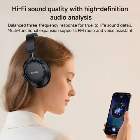 Yesido EP12 Over-Ear Wireless Bluetooth Headphones, EP12