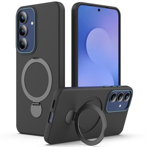 Gen1.5 Pivot Ring Holder TPU Hybrid PC Phone Case, For Galaxy S26 FE 5G, For Samsung Galaxy S26+ 5G, For Samsung Galaxy S26 Ultra 5G, For Samsung Galaxy S26 5G, For Samsung Galaxy S25 FE 5G, For Samsung Galaxy S25 Edge 5G, For Samsung Galaxy S24 / S25 ...
