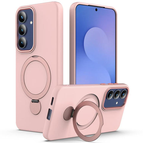 Gen1.5 Pivot Ring Holder TPU Hybrid PC Phone Case, For Galaxy S26 FE 5G, For Samsung Galaxy S26+ 5G, For Samsung Galaxy S26 Ultra 5G, For Samsung Galaxy S26 5G, For Samsung Galaxy S25 FE 5G, For Samsung Galaxy S25 Edge 5G, For Samsung Galaxy S24 / S25 ...