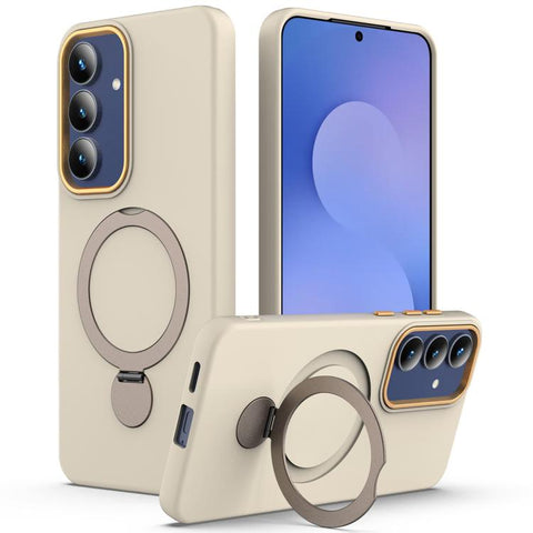 Gen1.5 Pivot Ring Holder TPU Hybrid PC Phone Case, For Galaxy S26 FE 5G, For Samsung Galaxy S26+ 5G, For Samsung Galaxy S26 Ultra 5G, For Samsung Galaxy S26 5G, For Samsung Galaxy S25 FE 5G, For Samsung Galaxy S25 Edge 5G, For Samsung Galaxy S24 / S25 ...