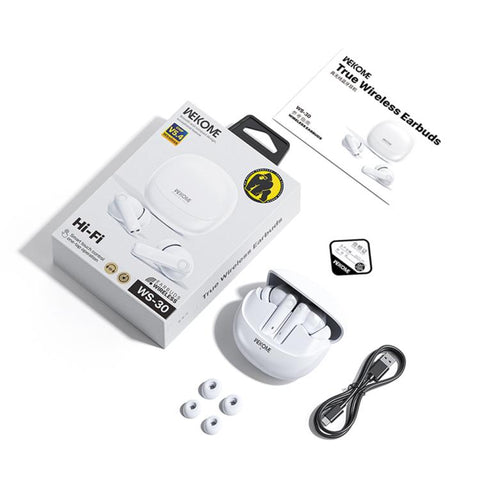 WK WS-30 True Wireless Bluetooth Earbuds, WS-30
