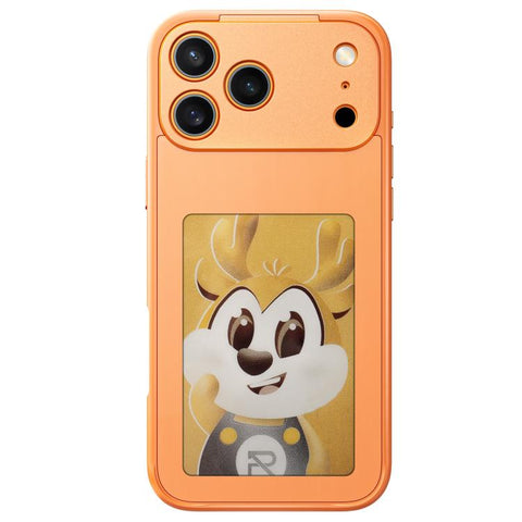 Four-Color E-ink Screen NFC DIY Phone Case, For iPhone 17 Pro Max, For iPhone 17 Pro