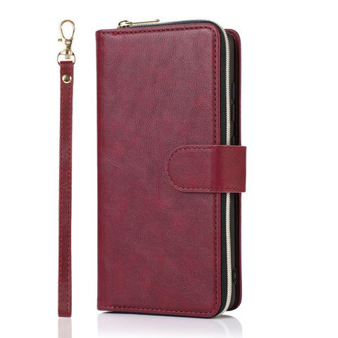 Zipper Wallet Bag Horizontal Flip PU Leather Case with Holder & 9 Card Slots & Wallet & Lanyard & Photo Frame, For Samsung Galaxy S20 FE 5G