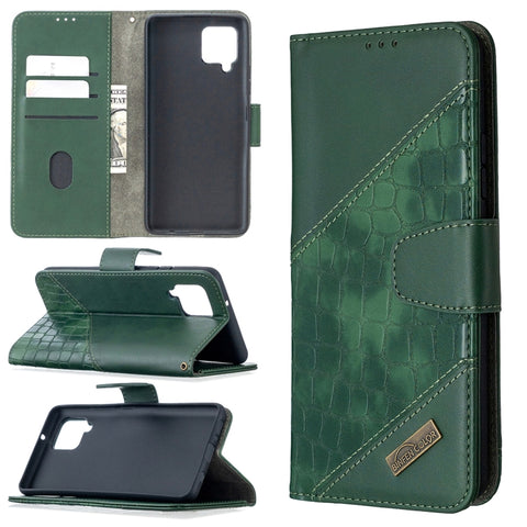 Matching Color Crocodile Texture Horizontal Flip PU Leather Case with Wallet & Holder & Card Slots, For OPPO Find X2 Lite, For Samsung Galaxy A42 5G