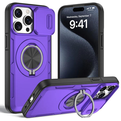 Camshield Rotation Holder MagSafe Phone Case, For iPhone 15 Pro Max, For iPhone 15 Pro, For iPhone 15 Plus, For iPhone 15, For iPhone 14 Plus, For iPhone 14 / 13, For iPhone 14 Pro, For iPhone 14 Pro Max