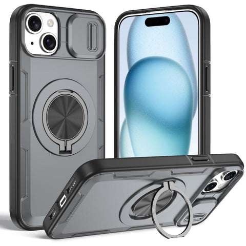 Camshield Rotation Holder MagSafe Phone Case, For iPhone 15 Pro Max, For iPhone 15 Pro, For iPhone 15 Plus, For iPhone 15, For iPhone 14 Plus, For iPhone 14 / 13, For iPhone 14 Pro, For iPhone 14 Pro Max