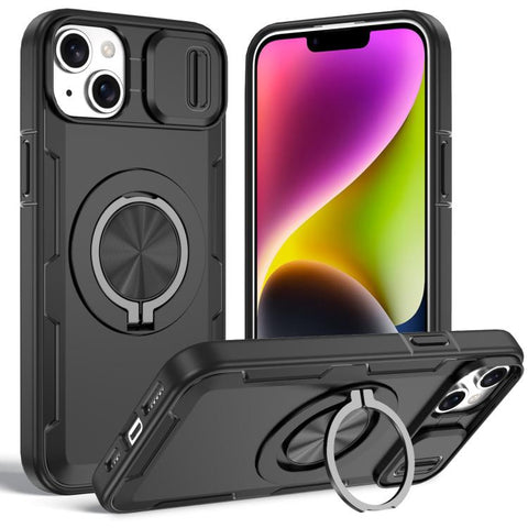 Camshield Rotation Holder MagSafe Phone Case, For iPhone 15 Pro Max, For iPhone 15 Pro, For iPhone 15 Plus, For iPhone 15, For iPhone 14 Plus, For iPhone 14 / 13, For iPhone 14 Pro, For iPhone 14 Pro Max