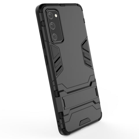 Shockproof PC + TPU Protective Case with Invisible Holder, For Samsung Galaxy A42 5G, For Samsung Galaxy S20 FE