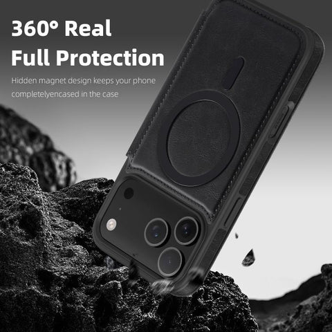 Linton MagSafe Leather Phone Case, For iPhone 18 Pro / 17 Pro, For iPhone 18 Pro Max / 17 Pro Max, For iPhone 17, For iPhone Air