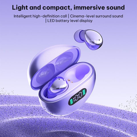 Q61 Intelligent Noise Reduction Bluetooth 5.4 Wireless TWS Earphones