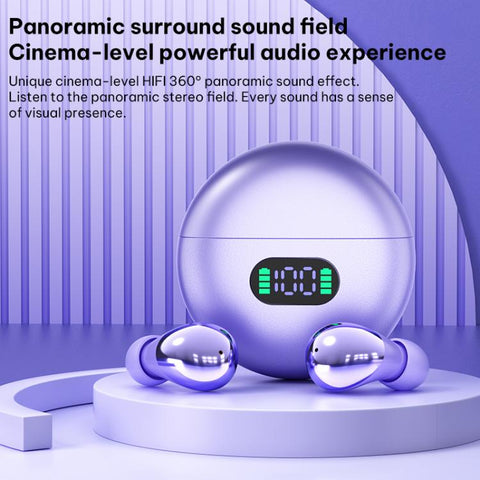 Q61 Intelligent Noise Reduction Bluetooth 5.4 Wireless TWS Earphones