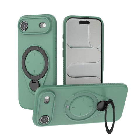 Ring Shield MagSafe TPU Phone Case with 360 Degree Rotating Holder, For iPhone 18 Pro / 17 Pro, For iPhone 18 Pro Max / 17 Pro Max, For iPhone 17, For iPhone Air, For iPhone 16 Pro Max, For iPhone 16 Pro, For iPhone 16 Plus, For iPhone 16