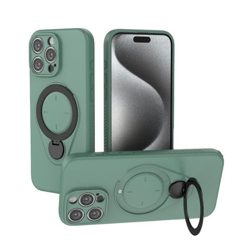 Ring Shield MagSafe TPU Phone Case with 360 Degree Rotating Holder, For iPhone 18 Pro / 17 Pro, For iPhone 18 Pro Max / 17 Pro Max, For iPhone 17, For iPhone Air, For iPhone 16 Pro Max, For iPhone 16 Pro, For iPhone 16 Plus, For iPhone 16