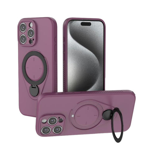 Ring Shield MagSafe TPU Phone Case with 360 Degree Rotating Holder, For iPhone 18 Pro / 17 Pro, For iPhone 18 Pro Max / 17 Pro Max, For iPhone 17, For iPhone Air, For iPhone 16 Pro Max, For iPhone 16 Pro, For iPhone 16 Plus, For iPhone 16