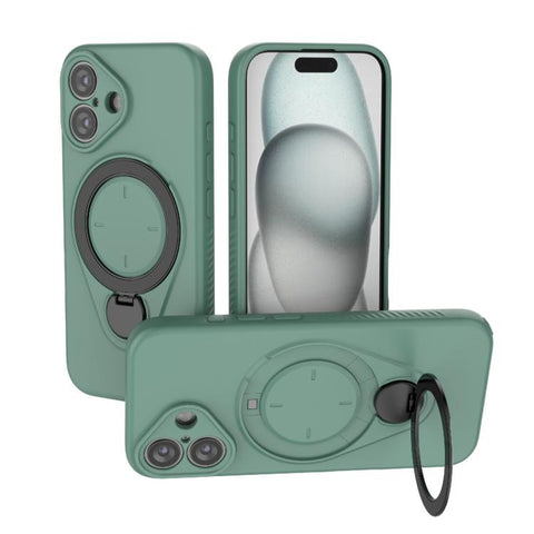 Ring Shield MagSafe TPU Phone Case with 360 Degree Rotating Holder, For iPhone 18 Pro / 17 Pro, For iPhone 18 Pro Max / 17 Pro Max, For iPhone 17, For iPhone Air, For iPhone 16 Pro Max, For iPhone 16 Pro, For iPhone 16 Plus, For iPhone 16