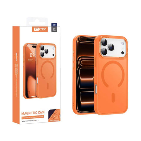 XDcase Metal Lens Frame Skin Feel Magnetic Phone Case, For iPhone 18 Pro, For iPhone 18 Pro Max, For iPhone 17 Pro Max, For iPhone 17 Pro, For iPhone 17