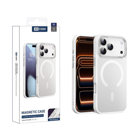 XDcase Metal Lens Frame Skin Feel Magnetic Phone Case, For iPhone 18 Pro, For iPhone 18 Pro Max, For iPhone 17 Pro Max, For iPhone 17 Pro, For iPhone 17