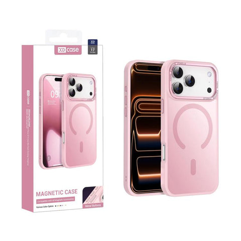 XDcase Metal Lens Frame Skin Feel Magnetic Phone Case, For iPhone 18 Pro, For iPhone 18 Pro Max, For iPhone 17 Pro Max, For iPhone 17 Pro, For iPhone 17
