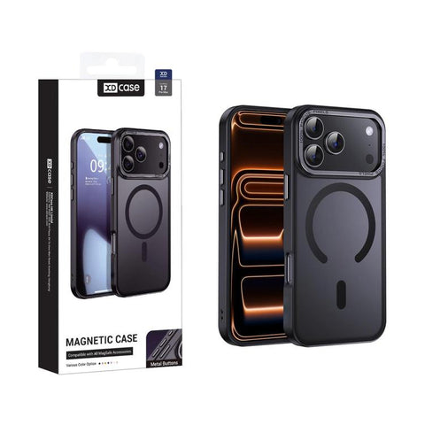 XDcase Metal Lens Frame Skin Feel Magnetic Phone Case, For iPhone 18 Pro, For iPhone 18 Pro Max, For iPhone 17 Pro Max, For iPhone 17 Pro, For iPhone 17