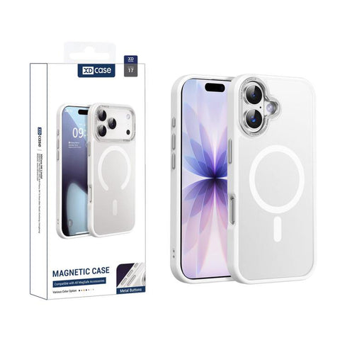 XDcase Metal Lens Frame Skin Feel Magnetic Phone Case, For iPhone 18 Pro, For iPhone 18 Pro Max, For iPhone 17 Pro Max, For iPhone 17 Pro, For iPhone 17