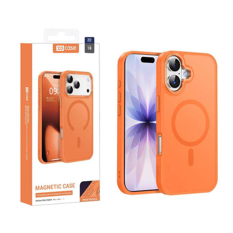XDcase Metal Lens Frame Skin Feel Magnetic Phone Case, For iPhone 18 Pro, For iPhone 18 Pro Max, For iPhone 17 Pro Max, For iPhone 17 Pro, For iPhone 17