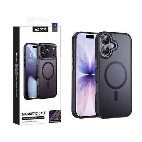 XDcase Metal Lens Frame Skin Feel Magnetic Phone Case, For iPhone 18 Pro, For iPhone 18 Pro Max, For iPhone 17 Pro Max, For iPhone 17 Pro, For iPhone 17