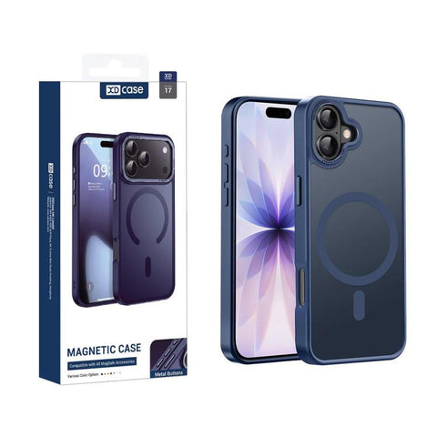XDcase Metal Lens Frame Skin Feel Magnetic Phone Case, For iPhone 18 Pro, For iPhone 18 Pro Max, For iPhone 17 Pro Max, For iPhone 17 Pro, For iPhone 17