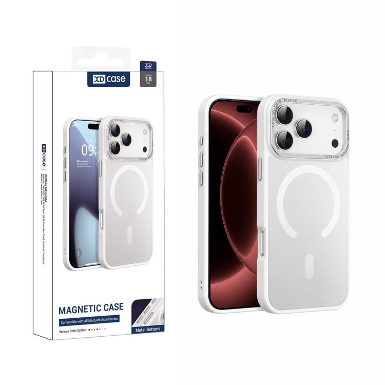 XDcase Metal Lens Frame Skin Feel Magnetic Phone Case, For iPhone 18 Pro, For iPhone 18 Pro Max, For iPhone 17 Pro Max, For iPhone 17 Pro, For iPhone 17