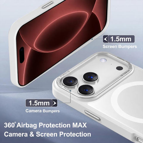 XDcase Metal Lens Frame Skin Feel Magnetic Phone Case, For iPhone 18 Pro, For iPhone 18 Pro Max, For iPhone 17 Pro Max, For iPhone 17 Pro, For iPhone 17