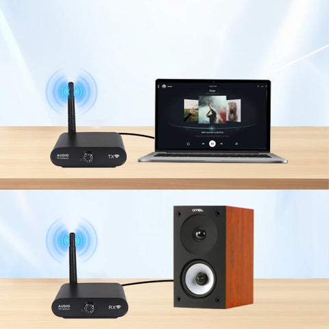 AU2410 Wireless 2.4G Audio Transmitter, 1 Transmitter + 1 Receiver