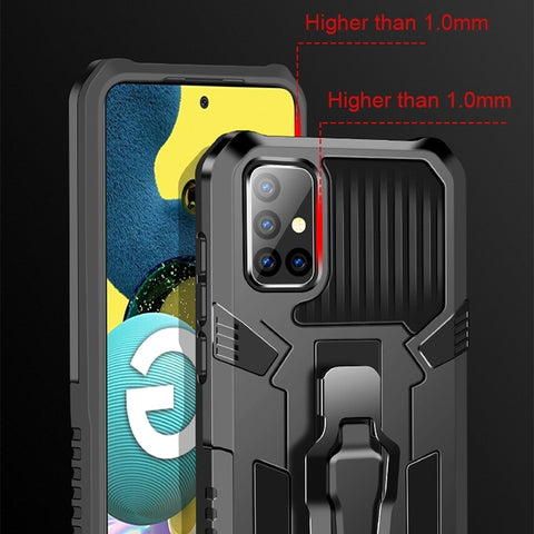 Machine Armor Warrior Shockproof PC + TPU Protective Case, For Samsung Galaxy A51 5G, For Samsung Galaxy M31s