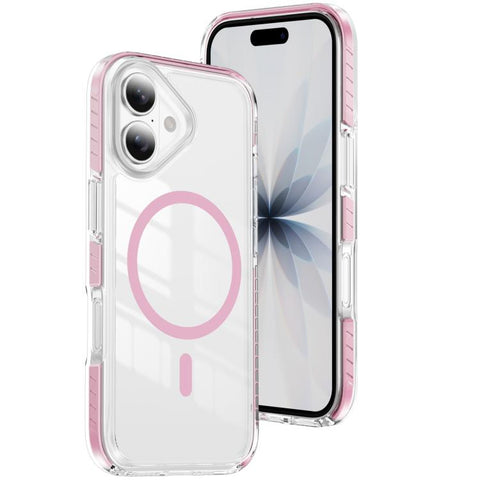 Crystal Shield Clear Magnetic Acrylic Hybrid TPU Phone Case, For iPhone 18 Pro, For iPhone 18 Pro Max, For iPhone 17 Pro Max, For iPhone 17 Pro, For iPhone 17