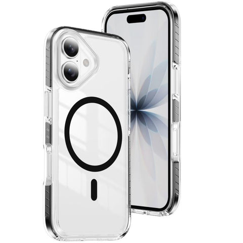 Crystal Shield Clear Magnetic Acrylic Hybrid TPU Phone Case, For iPhone 18 Pro, For iPhone 18 Pro Max, For iPhone 17 Pro Max, For iPhone 17 Pro, For iPhone 17