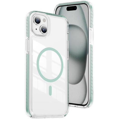 Crystal Shield Clear Magnetic Acrylic Hybrid TPU Phone Case, For iPhone 15 Pro, For iPhone 15 Plus, For iPhone 15, For iPhone 14 Plus, For iPhone 14 / 13, For iPhone 14 Pro