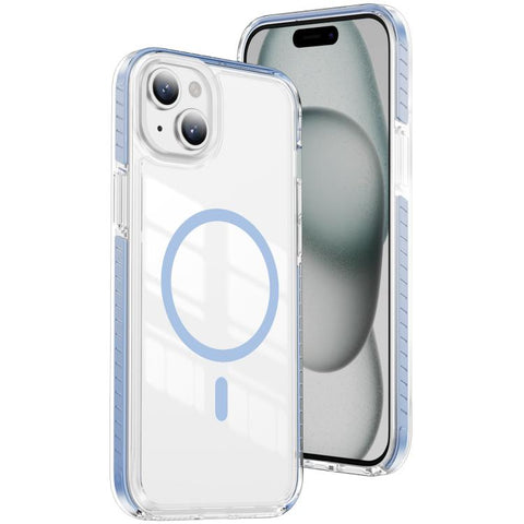 Crystal Shield Clear Magnetic Acrylic Hybrid TPU Phone Case, For iPhone 15 Pro, For iPhone 15 Plus, For iPhone 15, For iPhone 14 Plus, For iPhone 14 / 13, For iPhone 14 Pro