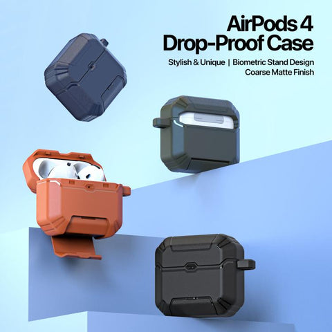 DUX DUCIS PECS Series Crab-tail Design Non-slip Shockproof Earphones Case, For AirPods 4/AirPods 5, For AirPods Pro 3, For AirPods Pro 2