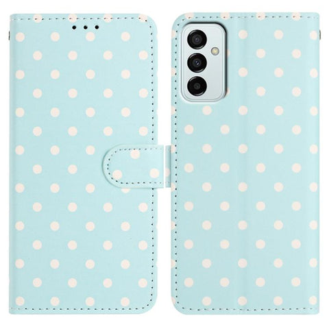 Small Dots Pattern Vegan Leather Phone Case, For Samsung Galaxy M54, For Samsung Galaxy M14, For Samsung Galaxy M53, For Samsung Galaxy M33, For Samsung Galaxy M23