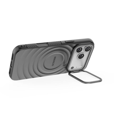 BIBERCAS Wave Texture Magnetic TPU Phone Case, For iPhone 18 Pro Max/17 Pro Max