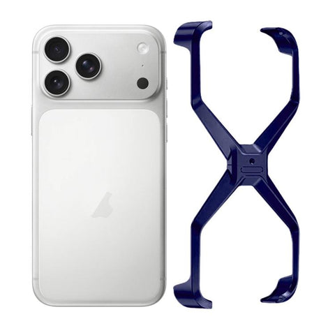 Frameless X-shaped Metal Phone Case, For iPhone 18 Pro / 17 Pro, For iPhone 18 Pro Max / 17 Pro Max, For iPhone 17