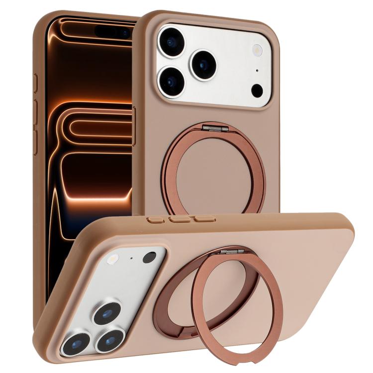Skin Feel Frosted 360 Degree Rotation Holder Magnetic Phone Case, For iPhone 18 Pro / 17 Pro, For iPhone 18 Pro Max / 17 Pro Max, For iPhone 17, For iPhone Air, For iPhone 16 Pro Max, For iPhone 16 Pro, For iPhone 16, For iPhone 15 Pro Max             ...