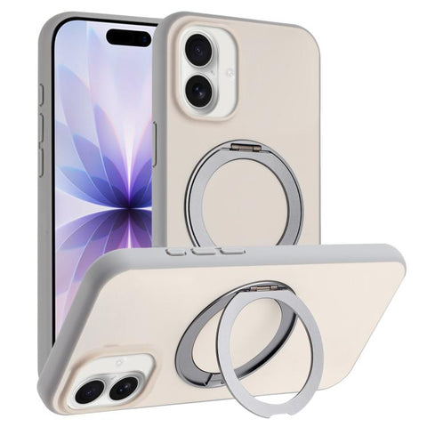 Skin Feel Frosted 360 Degree Rotation Holder Magnetic Phone Case, For iPhone 18 Pro / 17 Pro, For iPhone 18 Pro Max / 17 Pro Max, For iPhone 17, For iPhone Air, For iPhone 16 Pro Max, For iPhone 16 Pro, For iPhone 16, For iPhone 15 Pro Max             ...