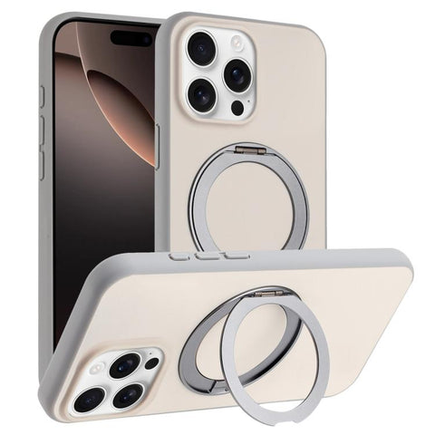 Skin Feel Frosted 360 Degree Rotation Holder Magnetic Phone Case, For iPhone 18 Pro / 17 Pro, For iPhone 18 Pro Max / 17 Pro Max, For iPhone 17, For iPhone Air, For iPhone 16 Pro Max, For iPhone 16 Pro, For iPhone 16, For iPhone 15 Pro Max             ...