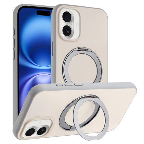 Skin Feel Frosted 360 Degree Rotation Holder Magnetic Phone Case, For iPhone 18 Pro / 17 Pro, For iPhone 18 Pro Max / 17 Pro Max, For iPhone 17, For iPhone Air, For iPhone 16 Pro Max, For iPhone 16 Pro, For iPhone 16, For iPhone 15 Pro Max             ...